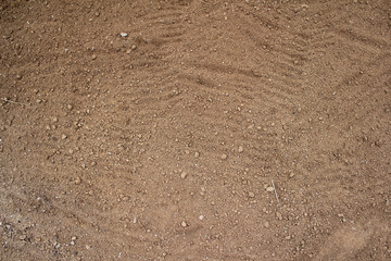 Soil texture background. Top view soil . 