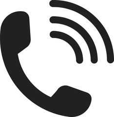 Phone icon. Telephone symbol. Contact us. Vector illustration.
