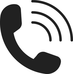 Phone icon. Telephone symbol. Contact us. Vector illustration.