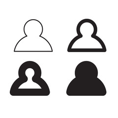 User sign icon Person symbol