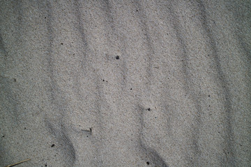 Fototapeta na wymiar Patterns in the sand on the beach