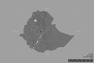 Regional division of Ethiopia. Bilevel