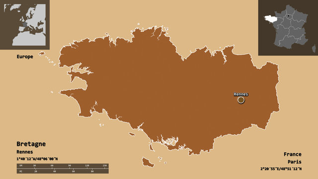 Bretagne, region of France,. Previews. Pattern