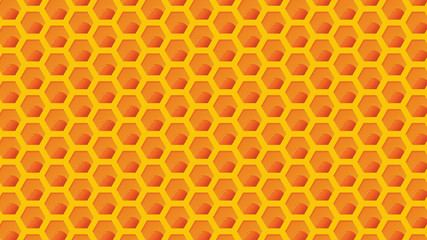 Honeycomb pattern vector. free space for text. wallpaper. background.