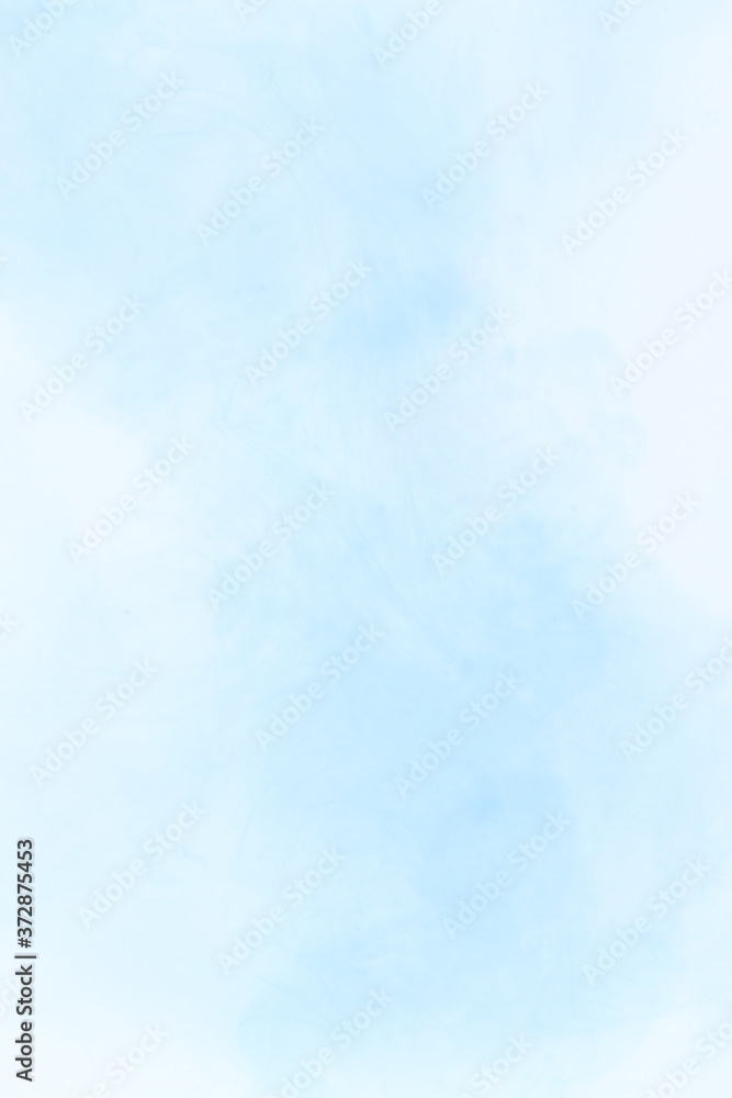 Wall mural modern pastel blue water colour background