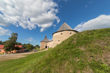 Fototapeta na wymiar Old Ladoga Archaeological Museum Reserve.