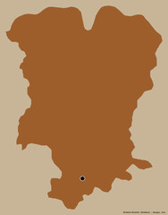 Mtskheta-Mtianeti, region of Georgia, on solid. Pattern