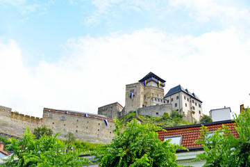 old castle in the city