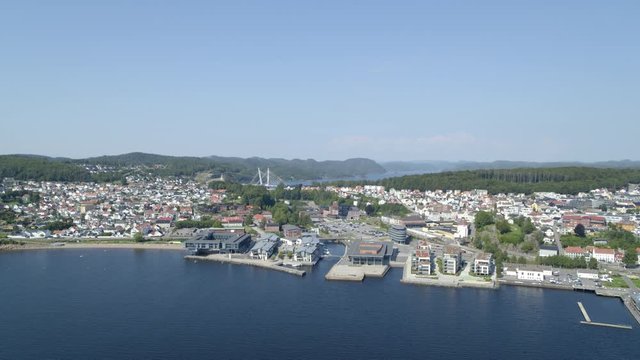 The South Norwegian city Larvik