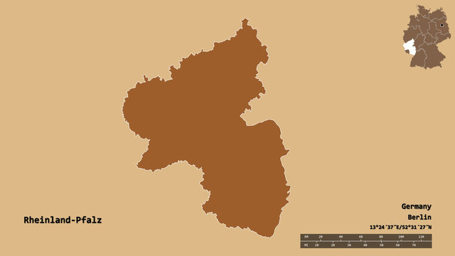 Rheinland-Pfalz, state of Germany, zoomed. Pattern