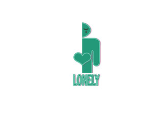 Lonely crying man 