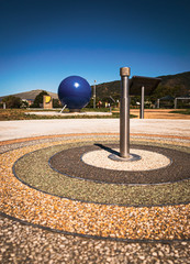 Obraz premium Sundial in the park