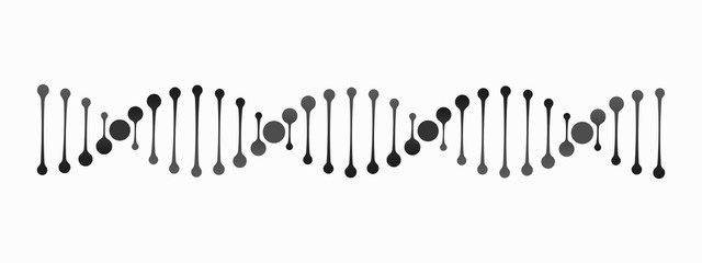 Dna line vector icon vector illustration