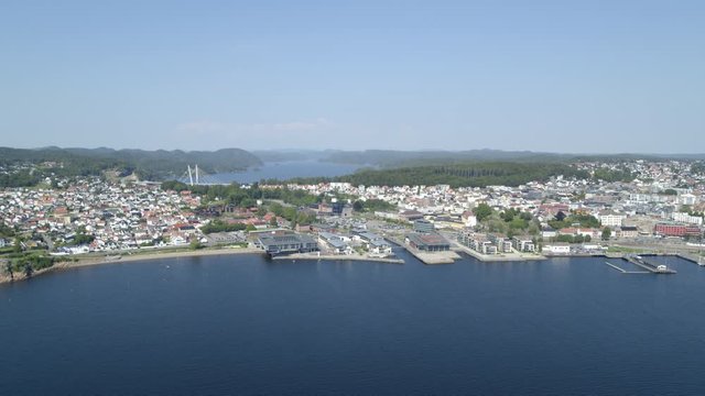 The South Norwegian city Larvik
