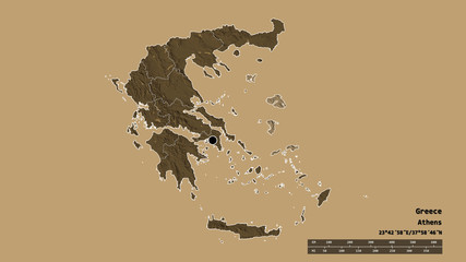 Location of North Aegean, decentralized administration of Greece,. Administrative