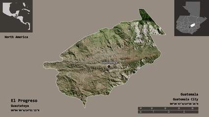 El Progreso, department of Guatemala,. Previews. Satellite
