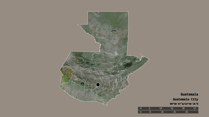 Location of San Marcos, department of Guatemala,. Satellite