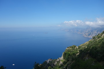 Naklejka na ściany i meble The Path of Gods in Amalfi coast in Italy