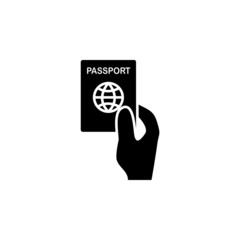 Passport icon template