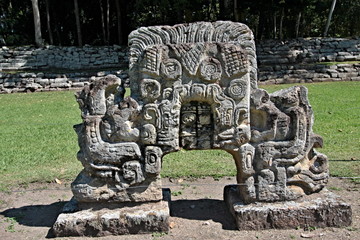 Copan, the archaeological site of Mayan civilization, Honduras