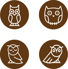 set of owls