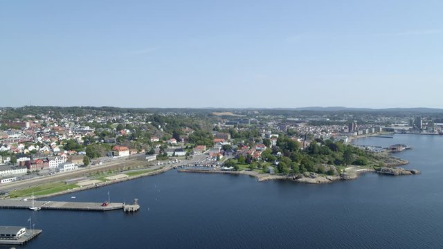 The South Norwegian city Larvik