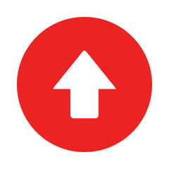 Pfeil nach oben und Kreis