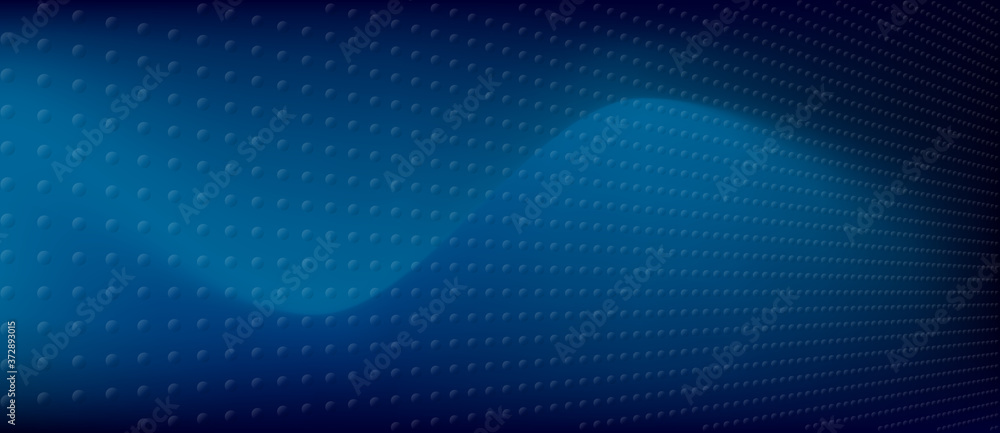 Poster technology digital data and big data. blue science abstract background.