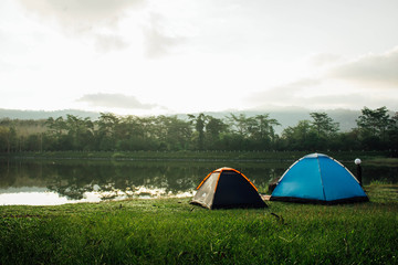Camping the river outdoor Camping.