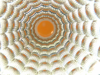 Closeup shot of a mandala pattern