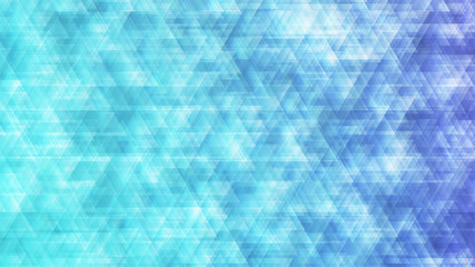 Abstract blue triangle background. Geometric shape pattern. Futuristic backdrop. Banner template