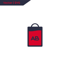 Hospital equipment graphic icon.