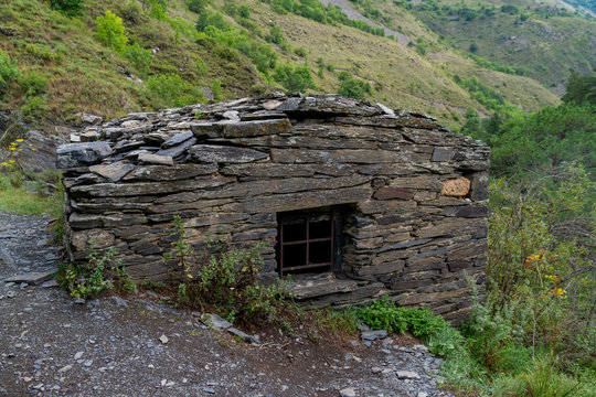 Anatori Crypts, near Shatili in the Upper Khevsureti. Georgia