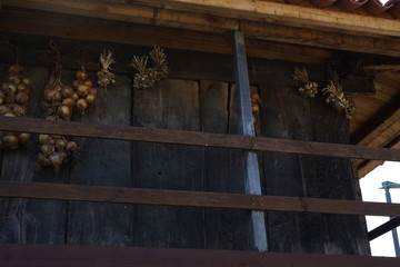 Asturias.  Bueño, the beautiful villlage of Horreos in Oviedo, Asturias. Spain