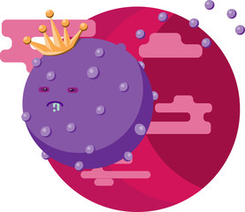 the virus vector illustration