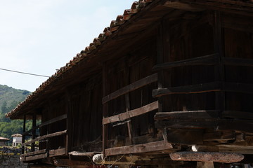Asturias.  Bue&ntilde;o, the beautiful villlage of Horreos in Oviedo, Asturias. Spain