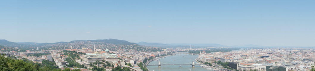 Fototapeta na wymiar panorama at budapest
