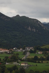 Fototapeta na wymiar Asturias. Bueño, the beauitful villlage of Horreos in Oviedo, Asturias. Spain