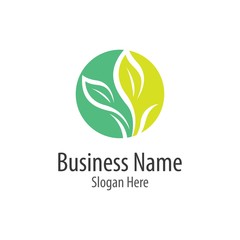 Ecology logo vector icon