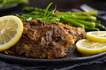 Baked Tilapia Fish Fillet Dinner