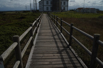 Obraz premium Lighhouse in Cape of Asturias,Spain