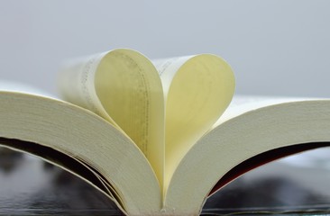 book with heart