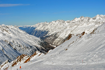 Obergurgl Hochgurgl Otztal Ski resort in the Western Tyrol Austrian Alps Austria