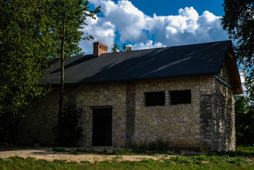 old house in the countryside