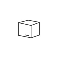 package, box icon vector illustration