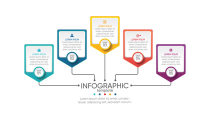 Presentation business abstract background infographic template