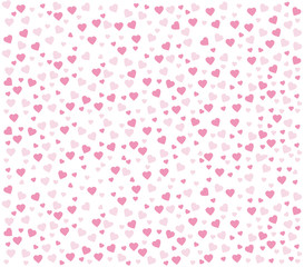 Heart vector pattern. Valentines day pattern.  