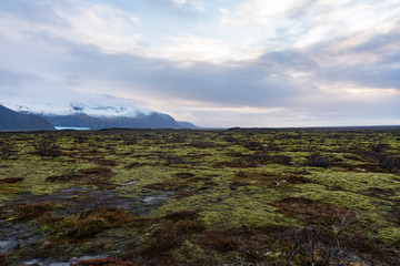 アイスランド　ヴァトナヨークトル氷河