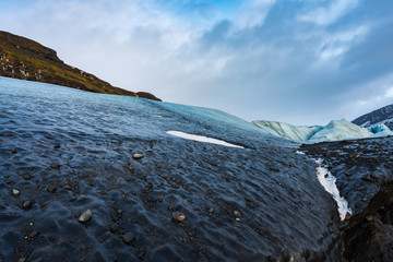 アイスランド　ヴァトナヨークトル氷河