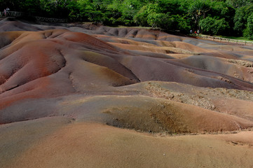 Mauritius, Chamarel,7 colored earth